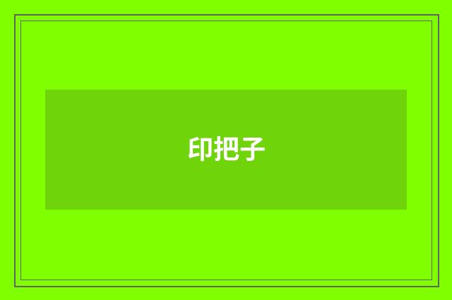 印把子