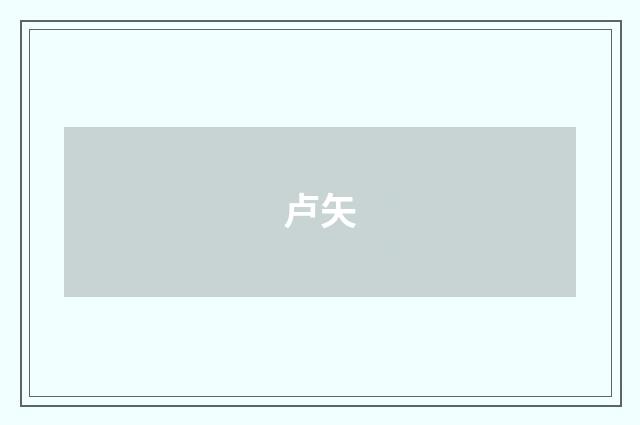 卢矢