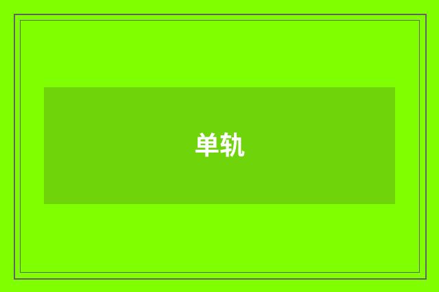 单轨
