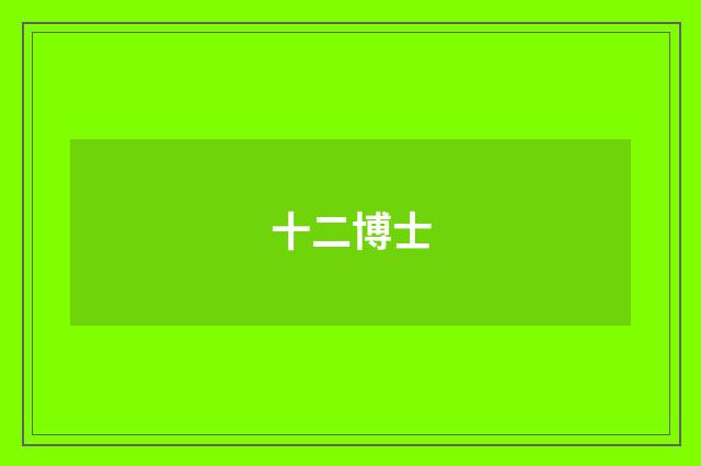 十二博士