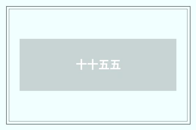 十十五五
