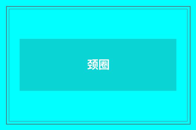 颈圈