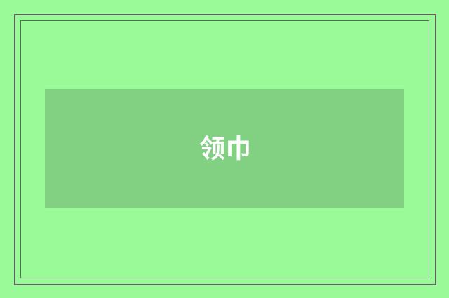 领巾