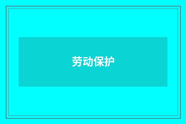 劳动保护