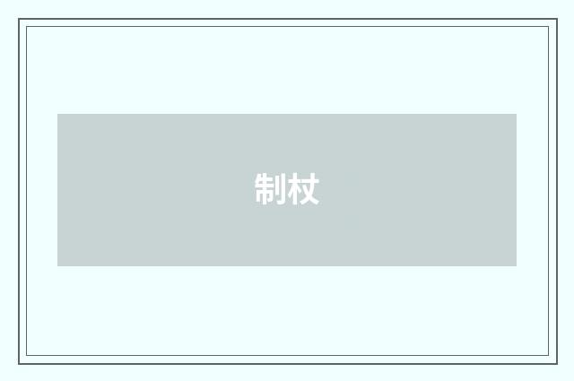 制杖