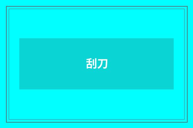 刮刀