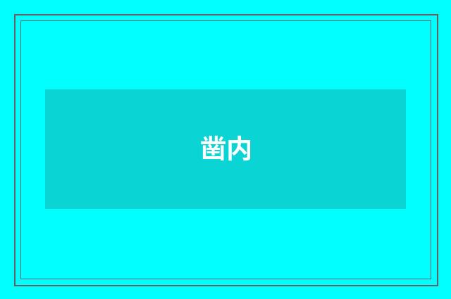凿内