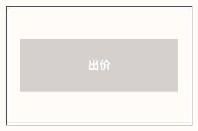 出价
