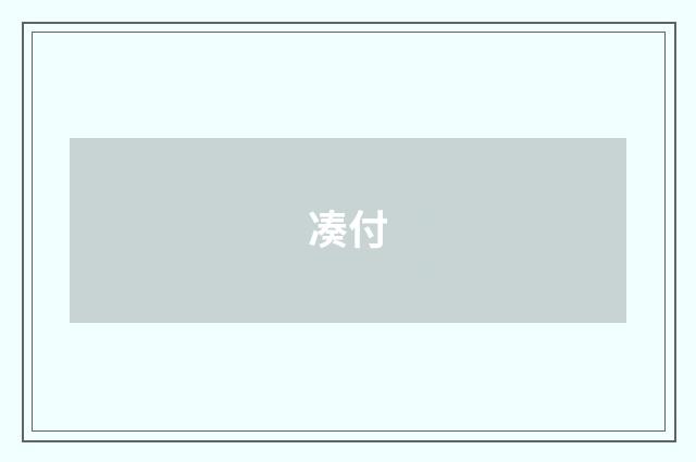 凑付