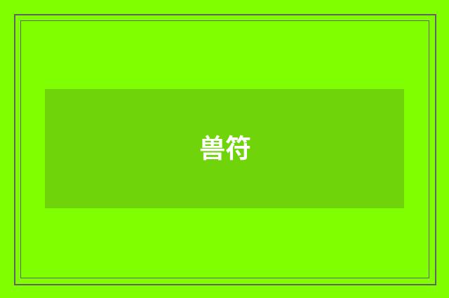 兽符