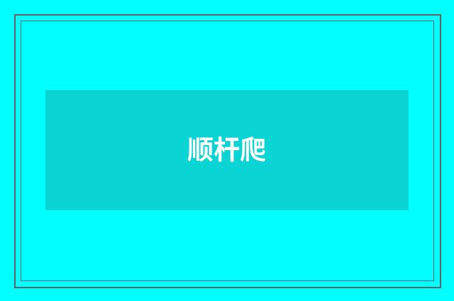 顺杆爬