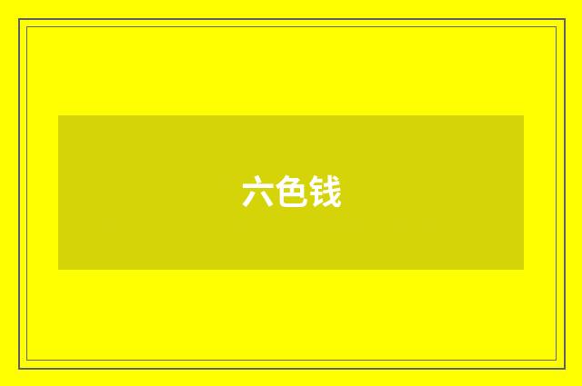 六色钱