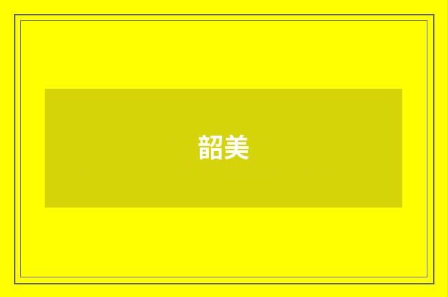 韶美