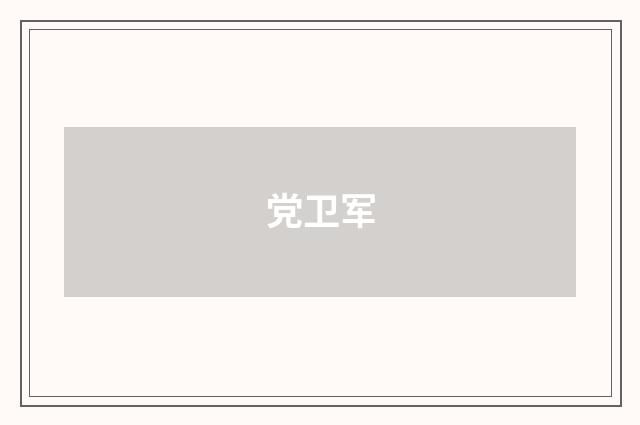 党卫军