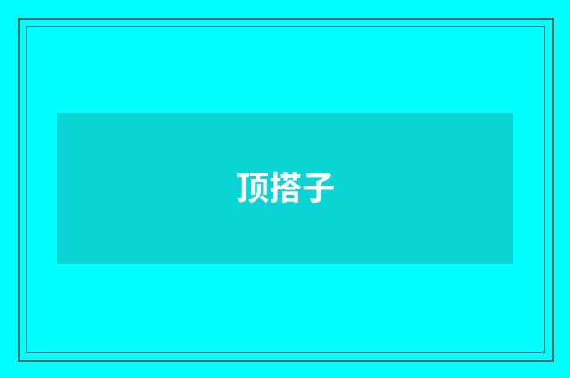 顶搭子