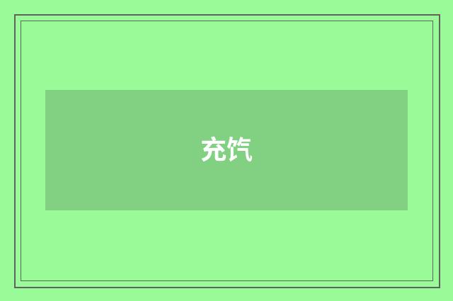 充饩