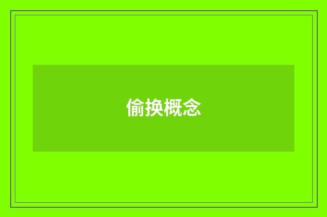 偷换概念
