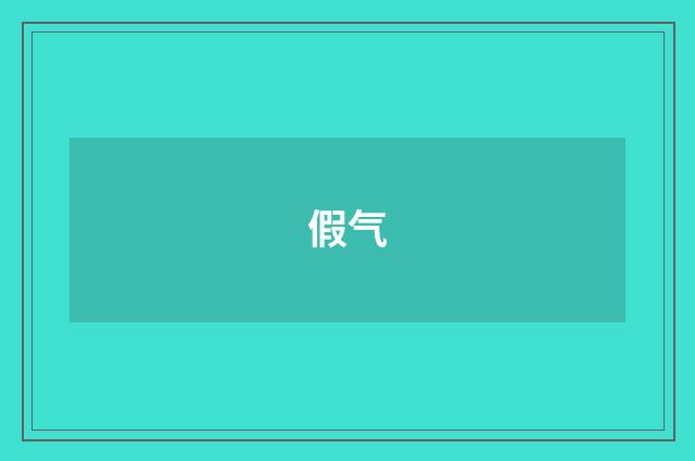 假气