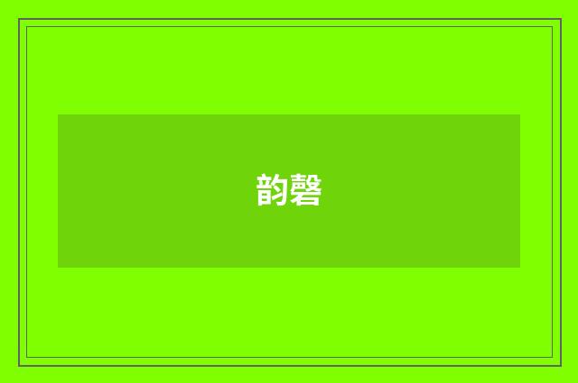 韵磬