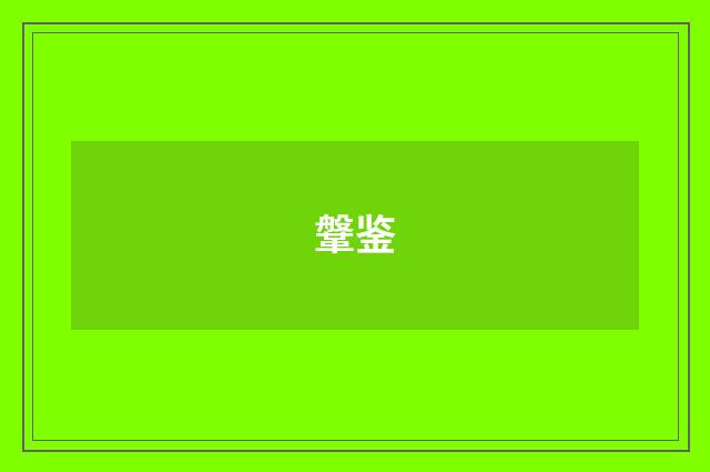 鞶鉴