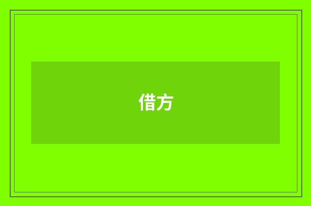 借方