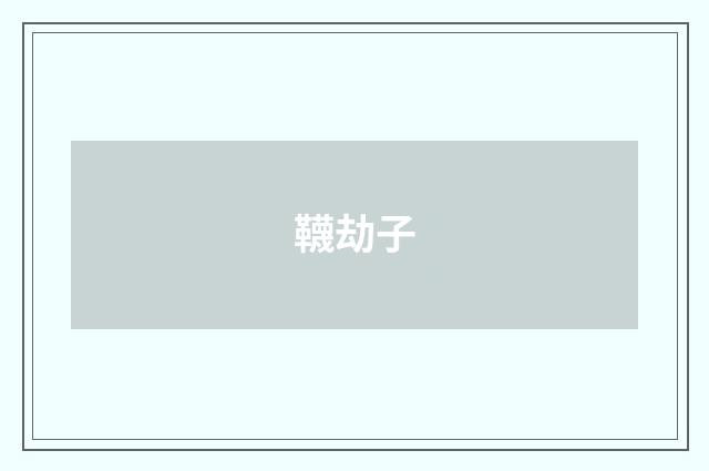 韈劫子