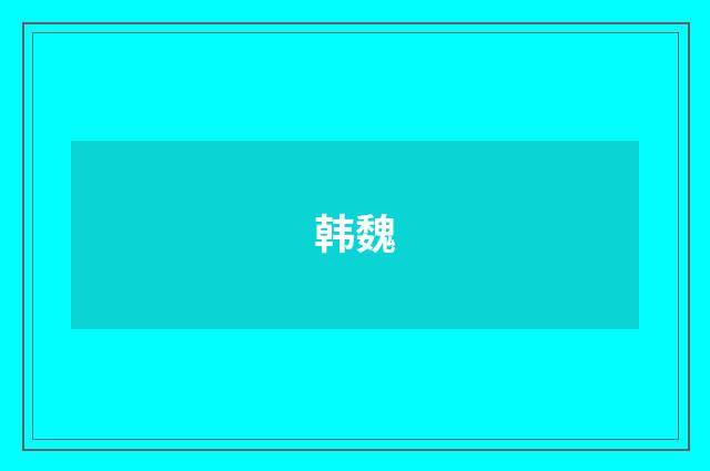 韩魏