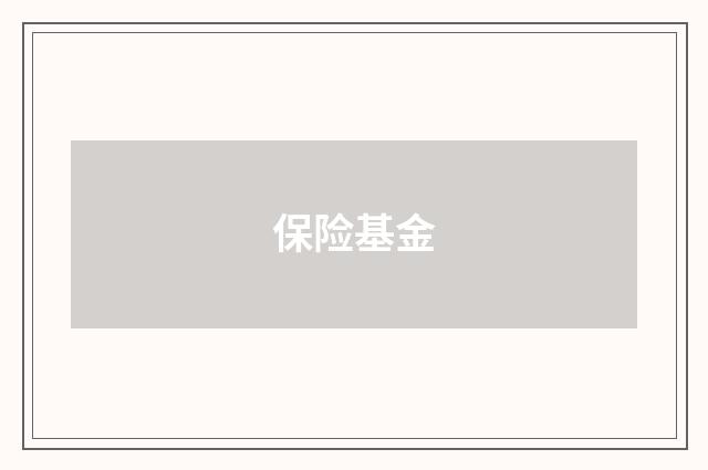 保险基金