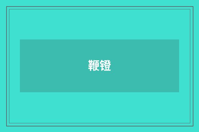 鞭镫