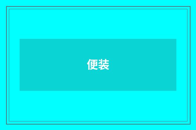 便装