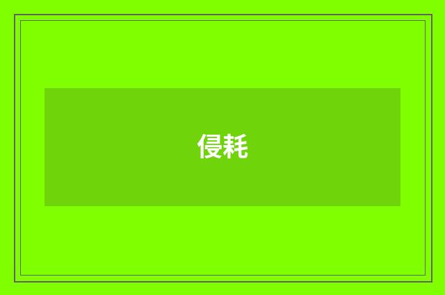 侵耗