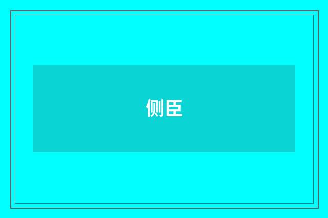 侧臣