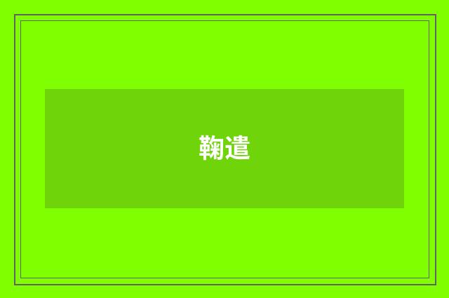 鞠遣