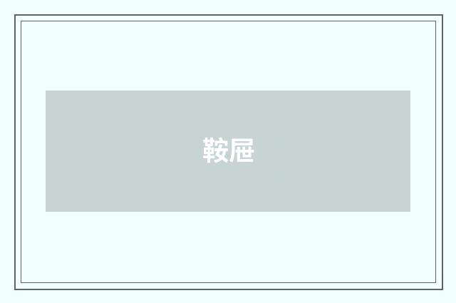 鞍屉
