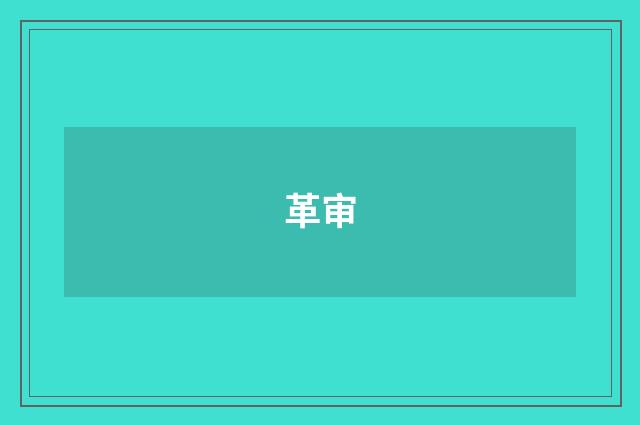 革审