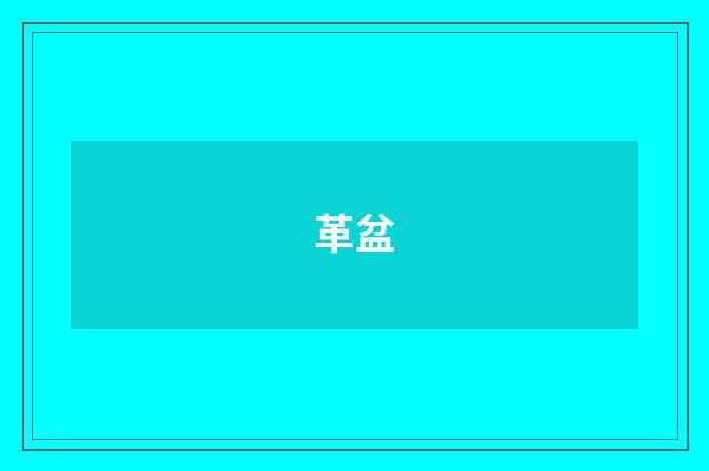 革盆
