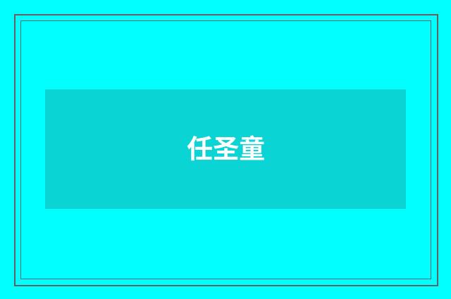 任圣童