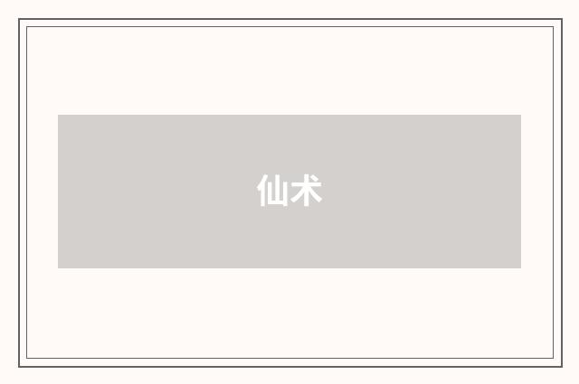 仙术