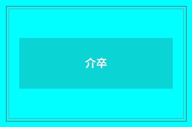 介卒
