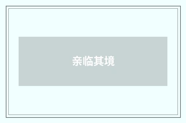 亲临其境