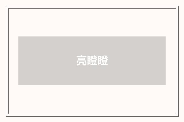 亮瞪瞪