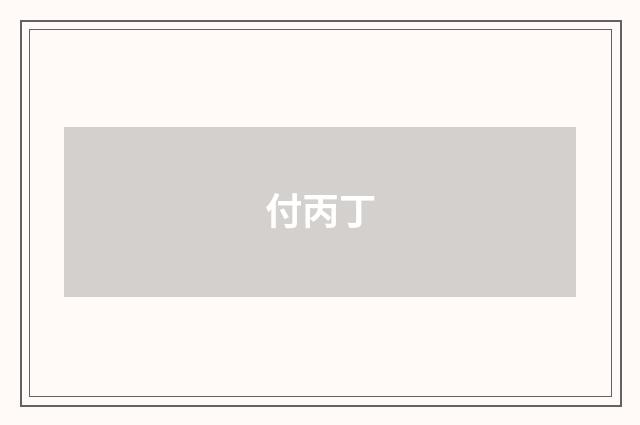 付丙丁
