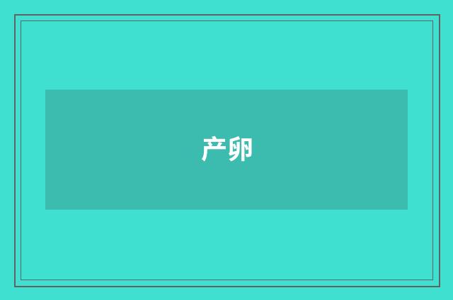 产卵