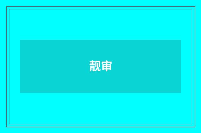 靓审