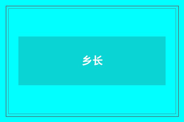 乡长