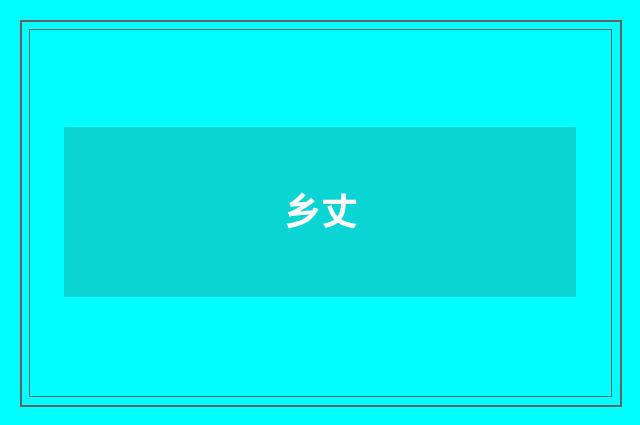 乡丈