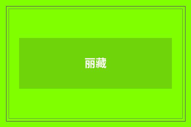 丽藏
