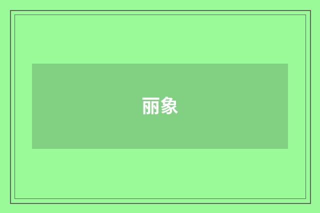 丽象