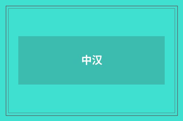 中汉