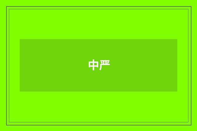中严